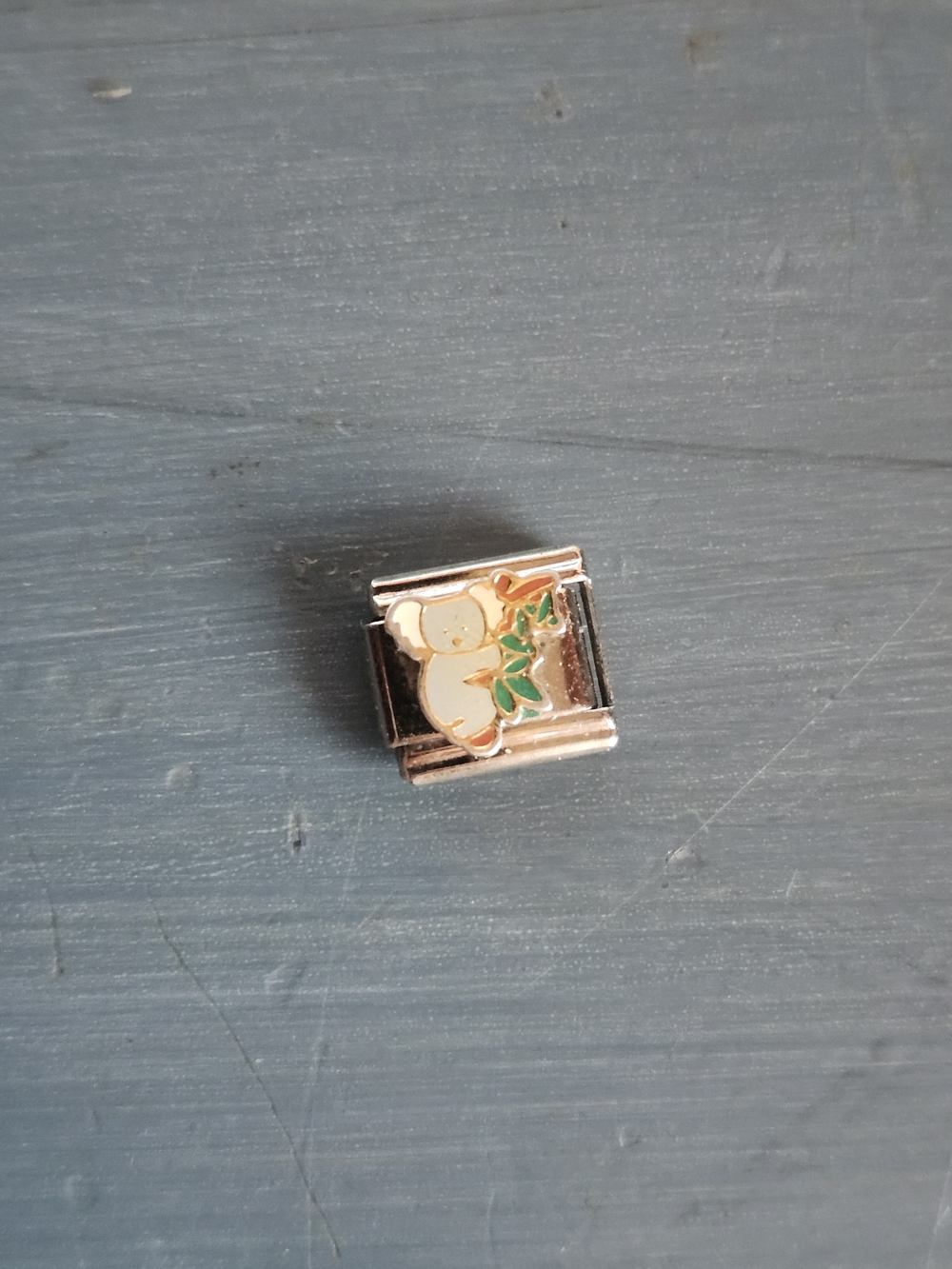Cute Koala Italian Charm Link Bracelet Connector